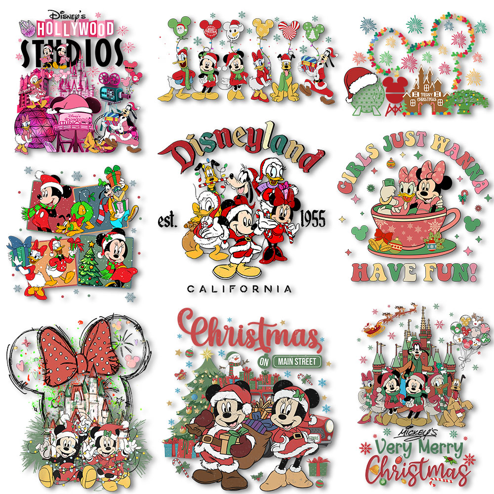 Printable Heat Transfer Vinyl - Chirstmas Ijzer Op Transfers Warmtepers Stickers