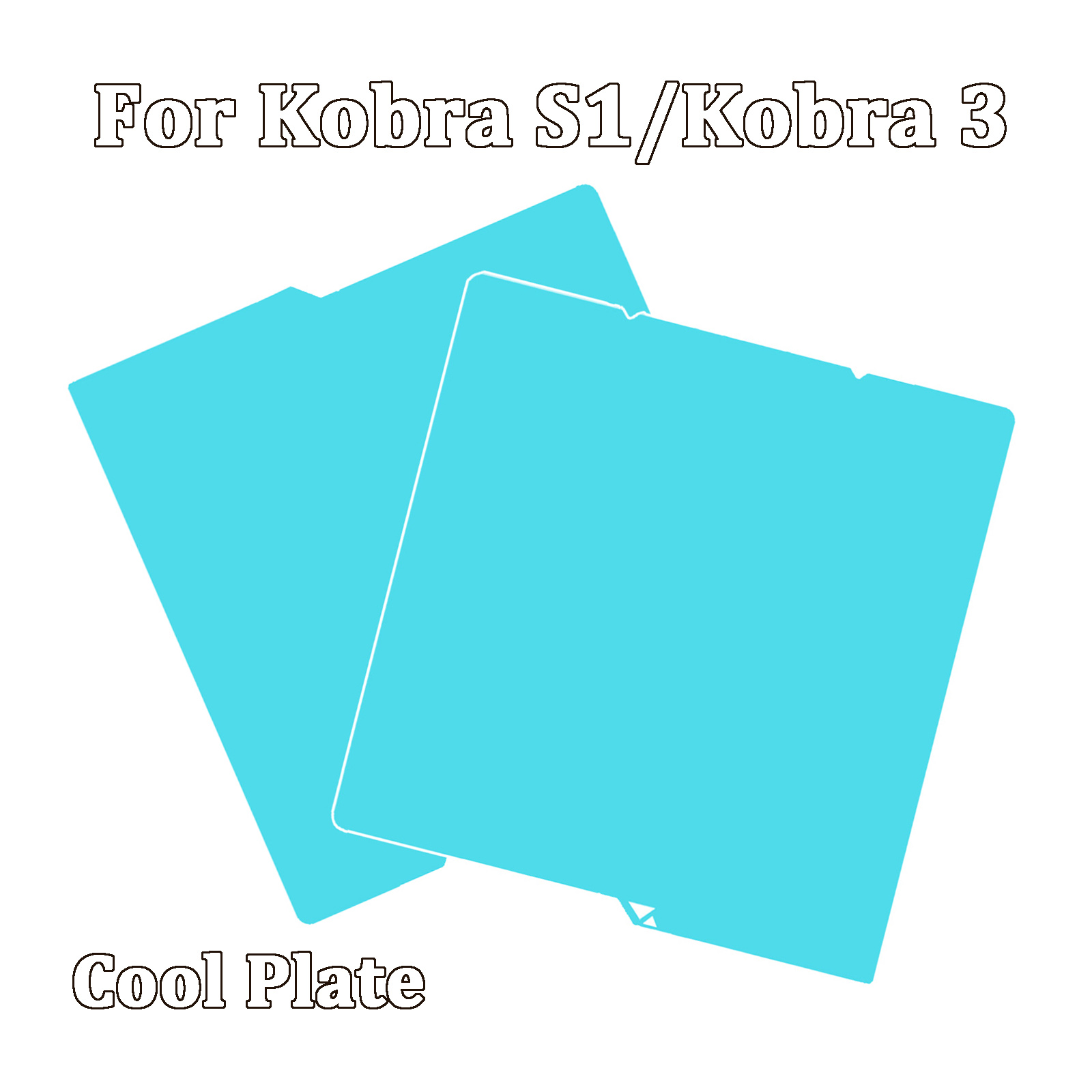 Printable Heat Transfer Vinyl - Glacier Cool Plate voor Anycubic Kobra