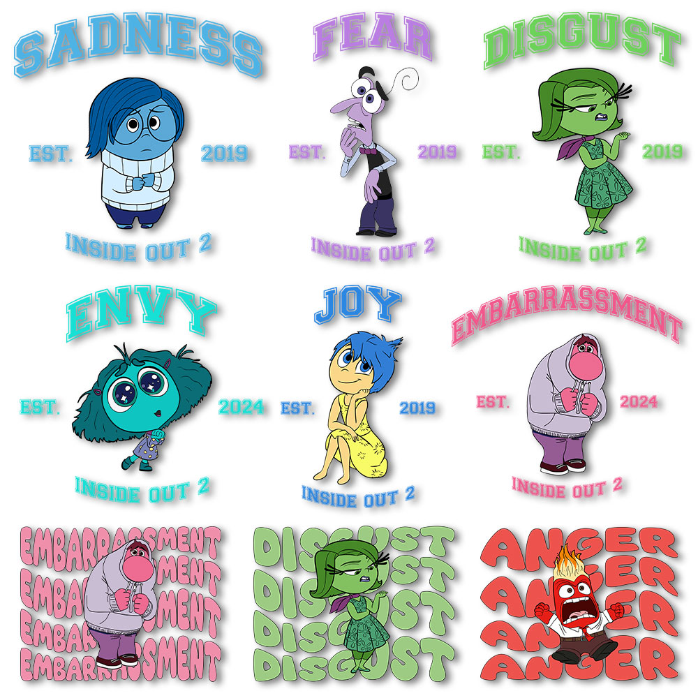 Printable Heat Transfer Vinyl - Binnenstebuiten Strijkijzer Stickers Voor Warmteoverdracht Op