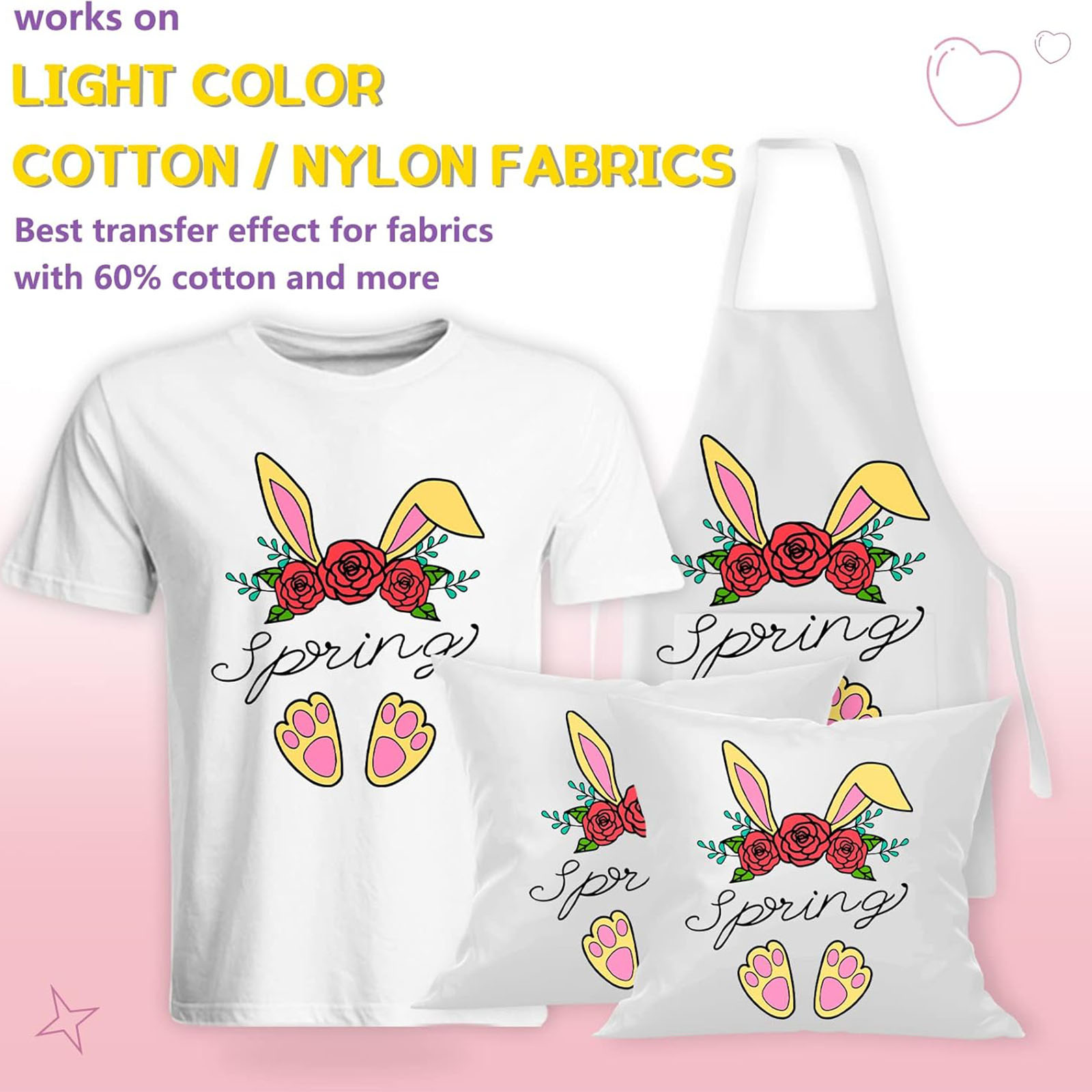 5 vellen A4 warmteoverdrachtsp - Printable Heat Transfer Vinyl recensie en prijs